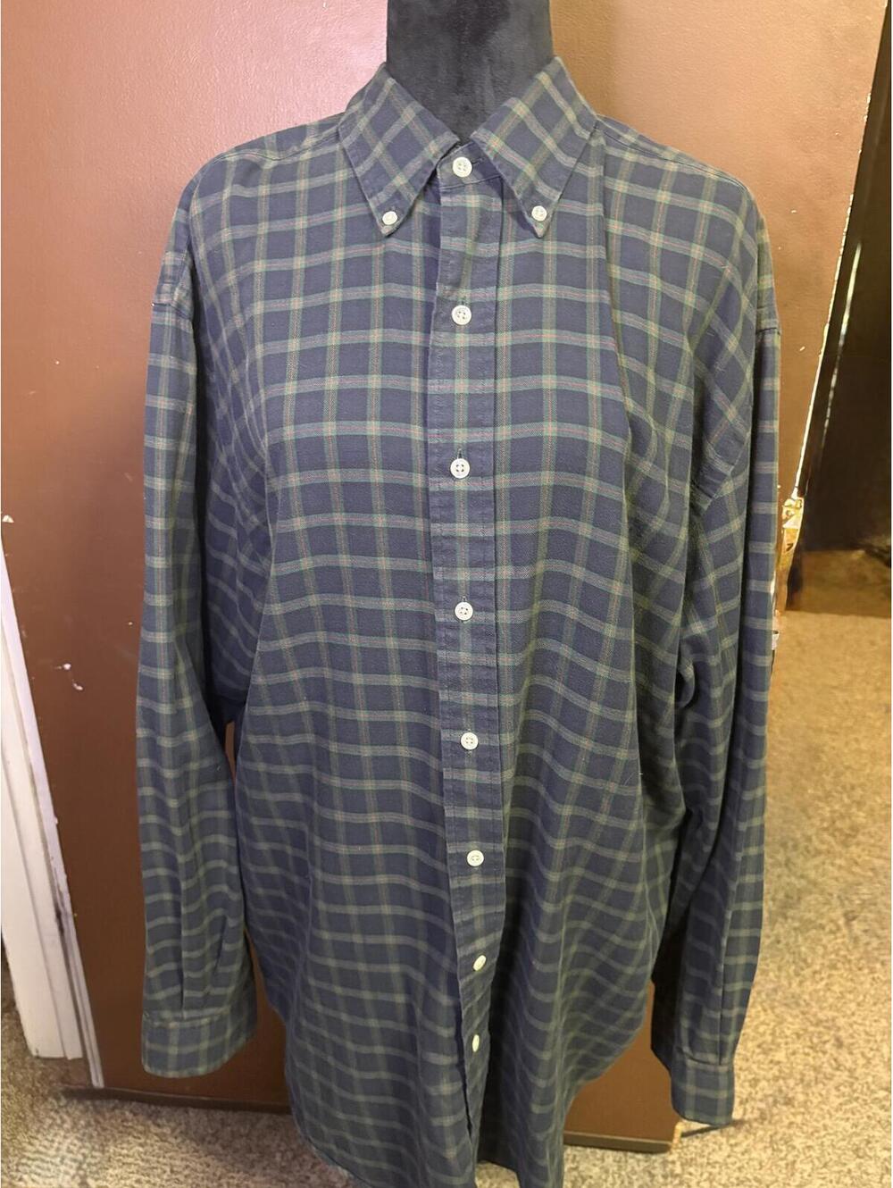 Vintage Ralph Lauren Plaid Button Up – Large Tall